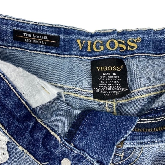 Vigoss THE MALIBU MID SHORTS Raw Hem - Picture 2 of 5